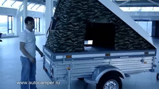 Прицеп-палатка на базе МЗСА для охоты, рыбалки, отдыха.
