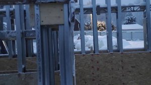 продолжаем работы по возведению опалубки для заливки пенополистиролбетона