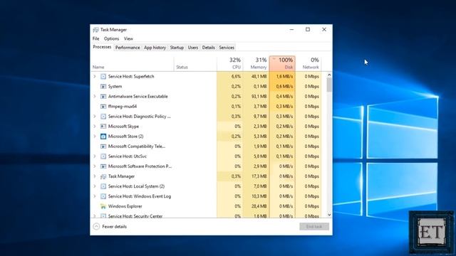 How To Fix 100% Disk Usage in Windows 10 смотреть онлайн