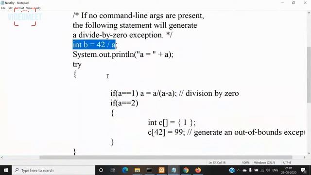 Java: Exception Handling смотреть онлайн