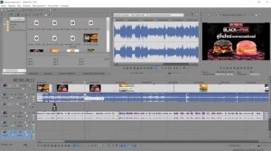 Как настроить громкость аудиодорожки в Sony Vegas