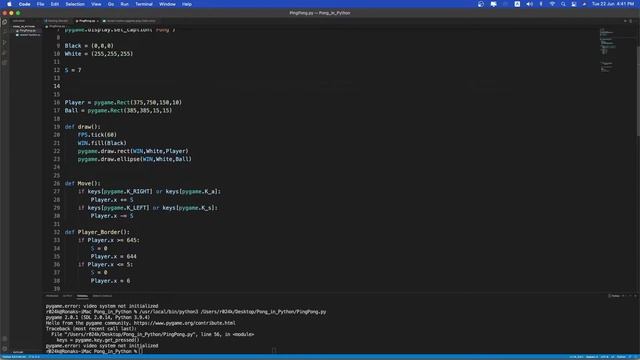 Making Single Player Pong in Python смотреть онлайн