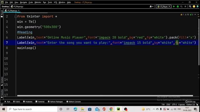 Create Your Own Online Music Player Using Python - For Beginners