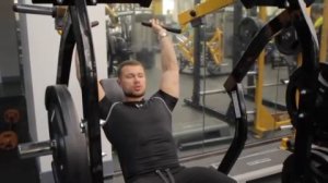 Жим гантелей в Хаммере. Hammer Strength Bench Press