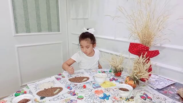 3D Картинка для поделки/autumn fakes осенний поделки гречка,рис и клей смотреть онлайн