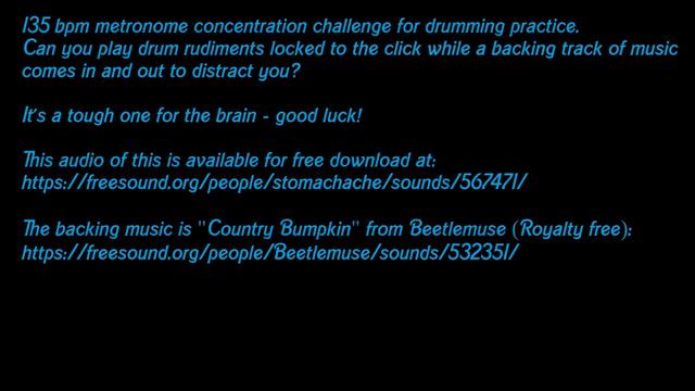 Metronome Concentration Challenge for Drummers смотреть онлайн