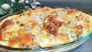 РЫБА? и ЦВЕТНАЯ КАПУСТА? в ДУХОВКЕ ПОД СЫРНОЙ КОРОЧКОЙ ! ИЗУМИТЕЛЬНО вкусно_ПРОСТОЙ РЕЦЕПТ на УЖИН