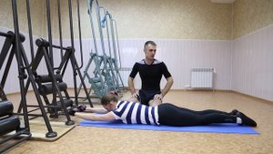 Качели Юлина в Нижнем Новгороде. Силовая работа с вытяжением позвоночника на "Качелях Юлина"