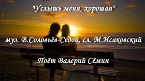 Услышь меня, хорошая