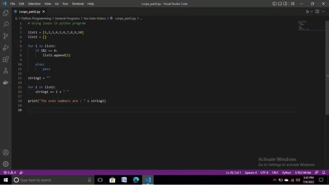 Loops in Python [ Part - 2 ] | Python Basic Tutorials | Techup Guys