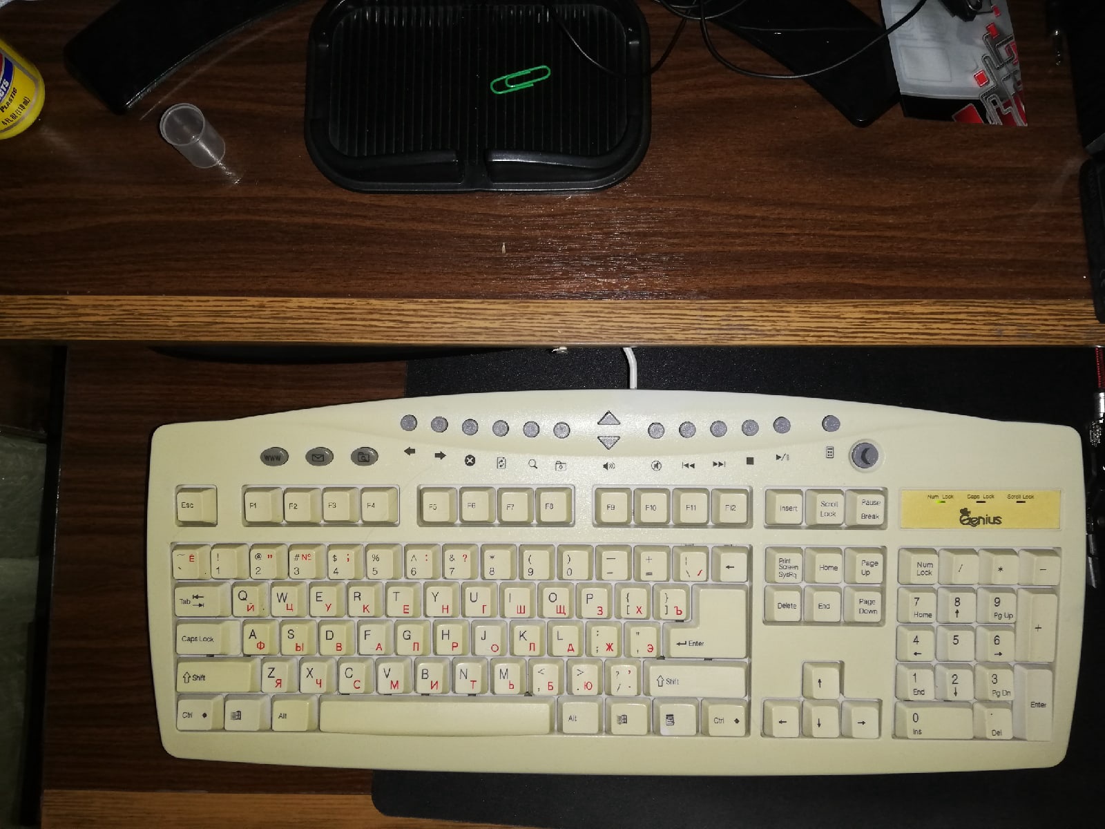 Обслуживание старой клавиатуры Genius K361. 2002 года выпуска