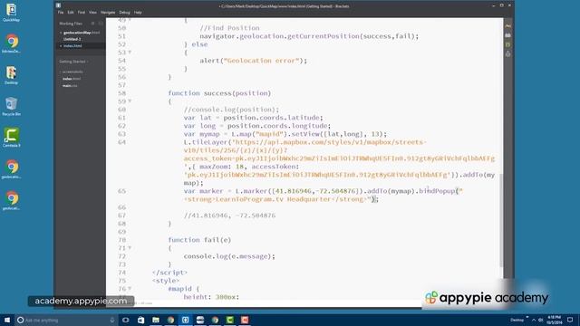 Annotating a Leaflet js Map: Lesson 165