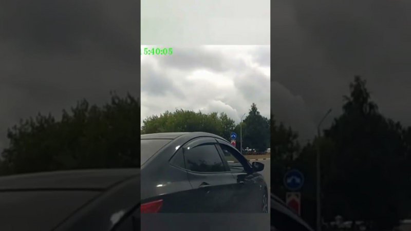 ДТП на кольце, двойной удар  за ПДД #shorts