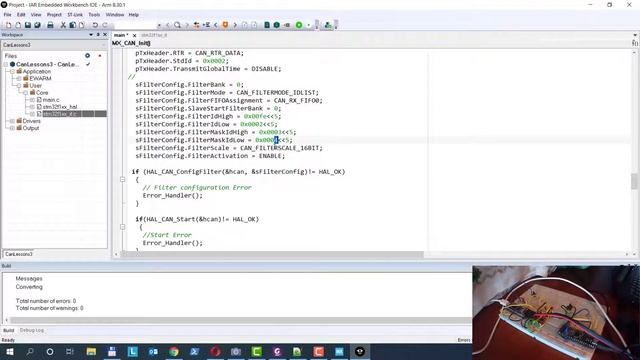 STM32 настройка CAN смотреть онлайн