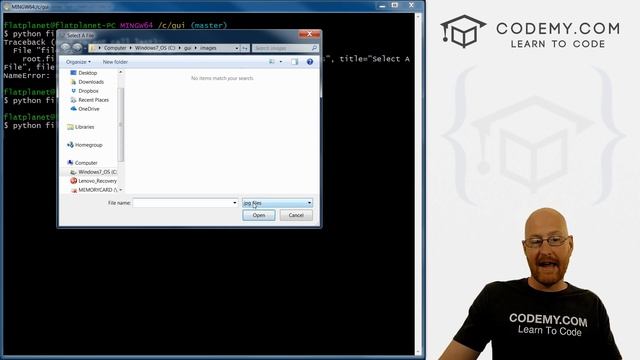 Open Files Dialog Box - Python Tkinter GUI Tutorial #15 смотреть онлайн