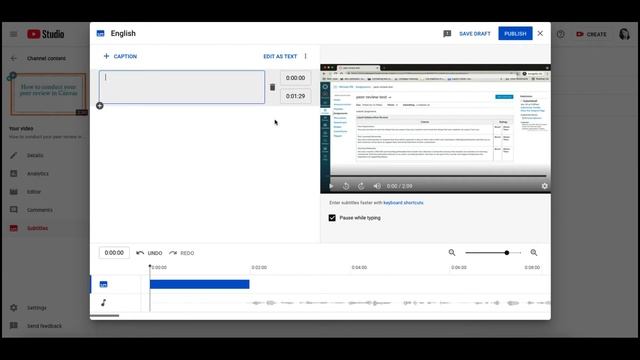 How to manually type YouTube captions смотреть онлайн