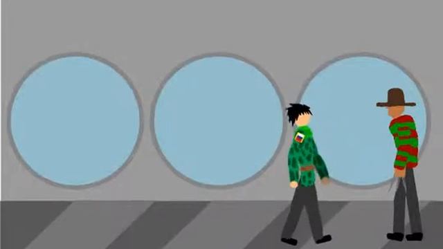 Первый мульт Фреди Крюгер на борту самолёта 1 часть смотреть онлайн