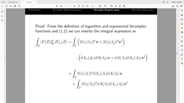 Bicomplex Bergman Projection