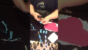 Аппликация "Тучка и дождик"