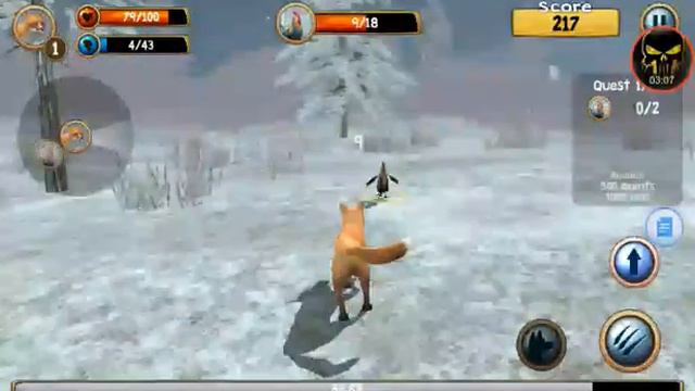 НЕРЕАЛЬНАЯ ЖИЗНЬ ЛИС :0 || Wild fox Sim 3D