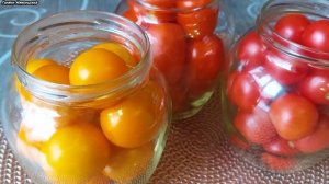 СЛАДКИЕ МАРИНОВАННЫЕ ПОМИДОРЫ НА ЗИМУ! БЕЗ СТЕРИЛИЗАЦИИ!