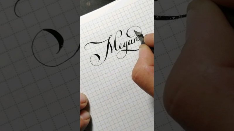 Traditional handwriting cursive #handwriting #megan