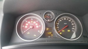 Opel Zafira B 1.9 cdti dth -10° холодный пуск cold stat