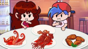 MUKBANG vs FRIDAY NIGHT FUNKIN' DAILY EATING CHALLENGES  - FNF ANIMATION MUKBANG