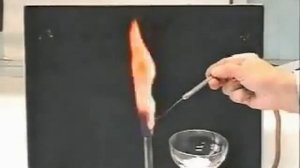 Окрашивание пламени солями кальция