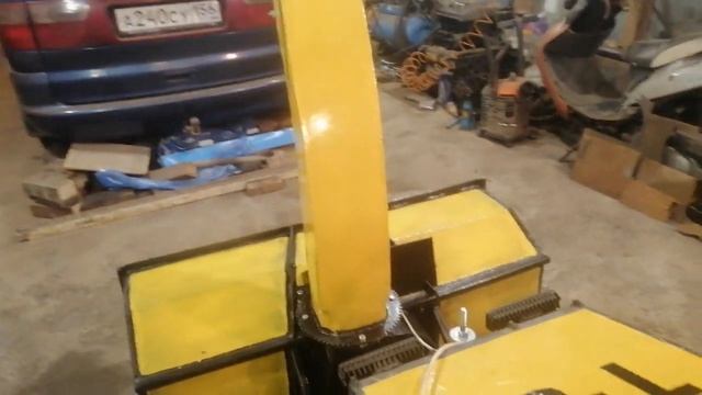 снегоротор на минитрактор своими руками часть 2