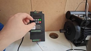 Настройка однофазного преобразователя частоты серия ZV
