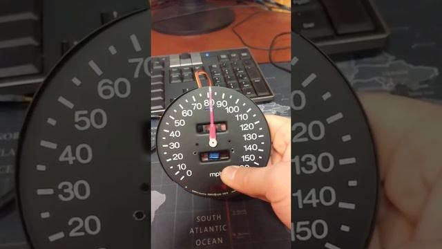 Arduino Speedometer Sweep  - Datsun 280z gauge