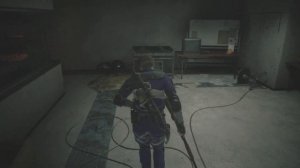 Resident evil 2 Леон спасает Аду. Без Биркина не обошлось.