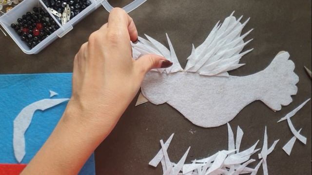 Мастер-класс по созданию голубя мира из фетра смотреть онлайн