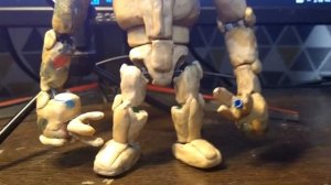 РОБОТ МУТАНТ ПЕРЕРОСТОК "КАБАН" ИЗ ПЛАСТИЛИН СВОИМИ РУКАМИ С РАБОТАЮЩИМИ МАНИПУЛЯТОРАМИ! РМПК