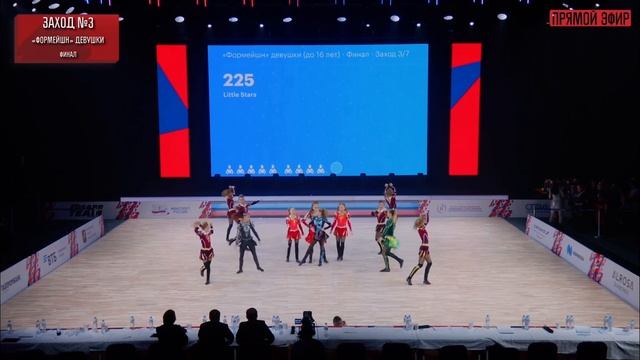 Кубок России 2023, г. Москва, финал формейшн «Девушки» 3 заход, Little Stars, СК «Феникс» 4 место смотреть онлайн