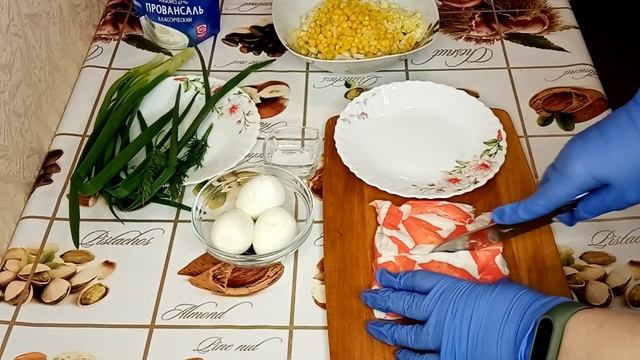 Сочный, весенний салат 