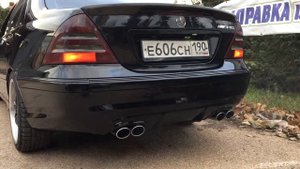 прямоток на дизеле мерседес, холодный пуск. diesel exhaust cold start