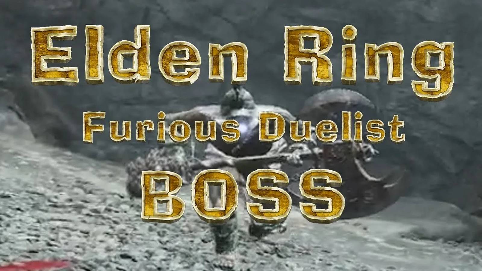 Elden RinG босс  Яростный дуэлянт