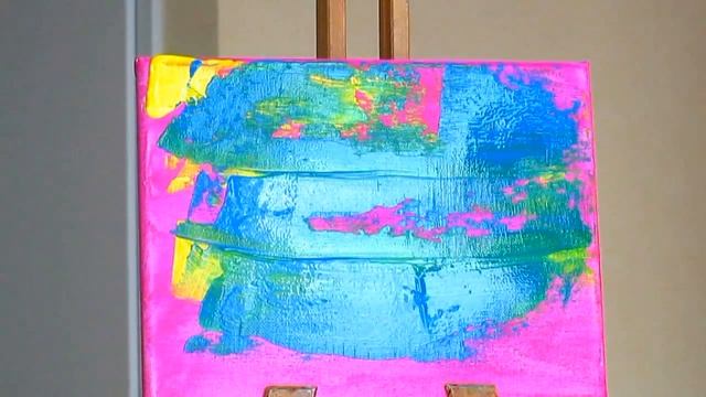 Абстрактная картина рисуем вместе Мастихин Акрил Создание рельефов смотреть онлайн