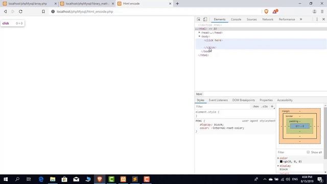 Part 28: HTML encode in PHP | Abdus Sattar Bhuiyan