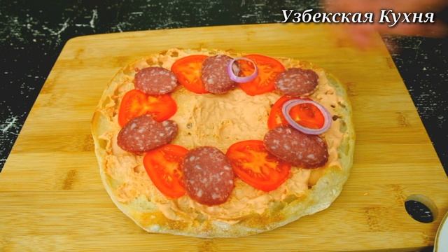 ВЫ ВЛЮБИТЕСЬ В ЭТОТ РЕЦЕПТ! ВСЕ ПРОДУКТЫ У ВАС УЖЕ ЕСТЬ! УЗБЕКСКИЙ ПИЦЦА! УЗБЕКСКАЯ КУХНЯ РЕЦЕПТЫ