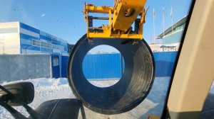 Работа Телескопического погрузчика. Будни