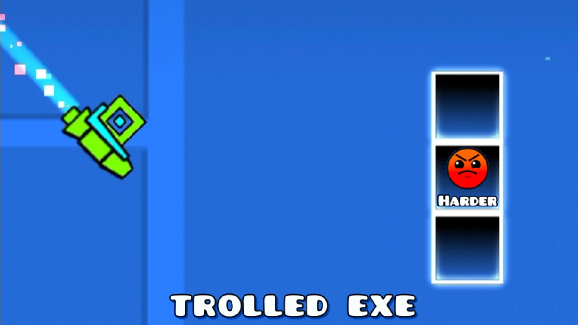 Geometry Dash (уровень TROLLED EXE)