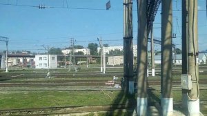 Орëл. Поезд №143 Москва - Кисловодск, отправление по станции Орëл