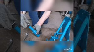 Рама, ось для мотоблока "Нева МБ-23"