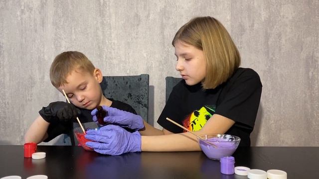 СЛАЙМ СВОИМИ РУКАМИ cлайм дома слайм поэтапно