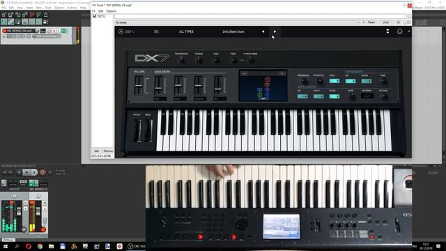 Yamaha DX-7 VST / Arturia / Full Studio Sound / OBS Studio / Reaper 5 / смотреть онлайн