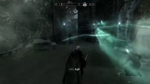 SKYRIM VOLDEMORT BATTLE OF HOGWARTS PT 3 смотреть онлайн