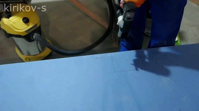 лобзиковая насадка Интерскол "мультимакс"  в работе